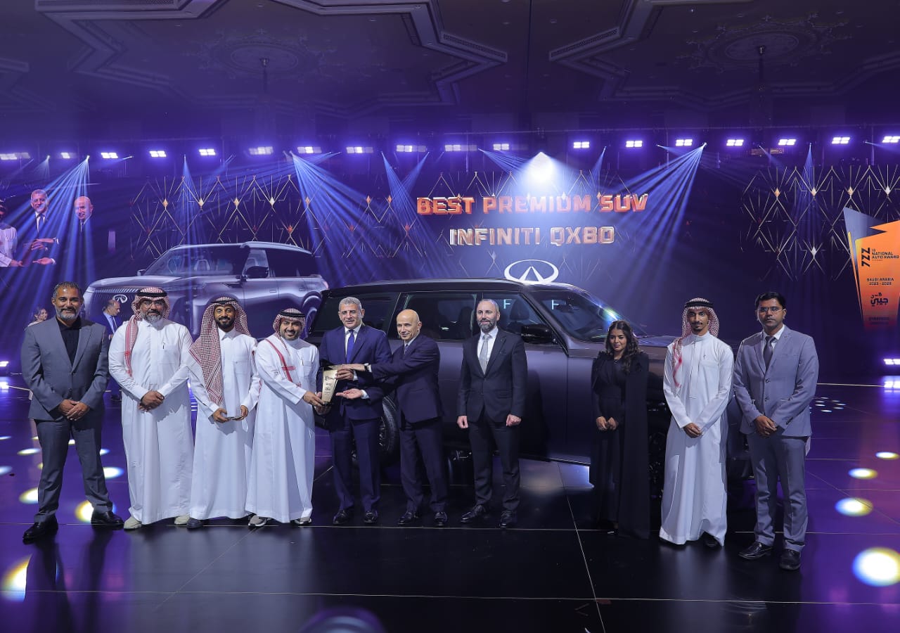 You are currently viewing إنفينيتي QX80تُتوّج كأفضل سيارة دفع رباعي فاخرة ضمن جوائز قطاع السيارات بالمملكة العربية السعودية لعام 2025