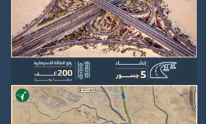 تطوير الطريق الدائري الجنوبي الثاني بالرياض.. 5 جسور ونفق لتعزيز انسيابية الحركة المرورية
